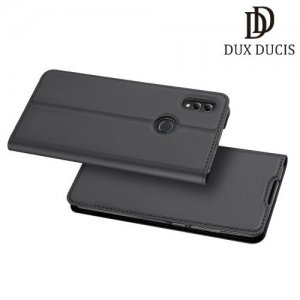 Dux Ducis чехол книжка для Huawei Honor 8X с магнитом и отделением для карты - Серый