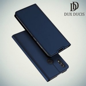 Dux Ducis чехол книжка для Huawei Honor 8X с магнитом и отделением для карты - Синий