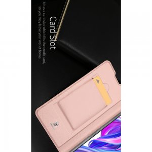 Dux Ducis чехол книжка для Huawei Honor 9X / 9X Premium с магнитом и отделением для карты - Светло-Розовый