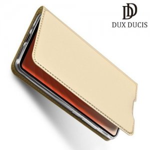 Dux Ducis чехол книжка для Huawei Mate 20 с магнитом и отделением для карты - Золотой