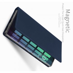 Dux Ducis чехол книжка для Huawei Mate 30 Pro с магнитом и отделением для карты - Синий