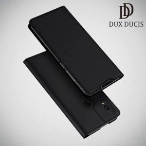 Dux Ducis чехол книжка для Huawei P Smart 2019 с магнитом и отделением для карты - Черный