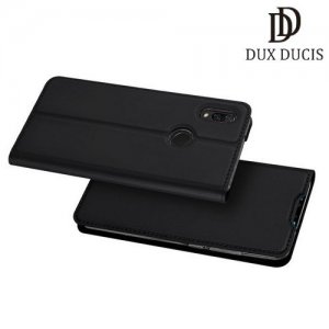 Dux Ducis чехол книжка для Huawei P Smart 2019 с магнитом и отделением для карты - Черный