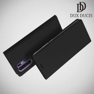 Dux Ducis чехол книжка для Huawei P30 Pro с магнитом и отделением для карты - Черный
