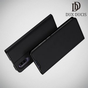 Dux Ducis чехол книжка для Huawei P30 с магнитом и отделением для карты - Черный