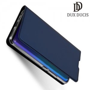 Dux Ducis чехол книжка для Huawei P30 с магнитом и отделением для карты - Синий