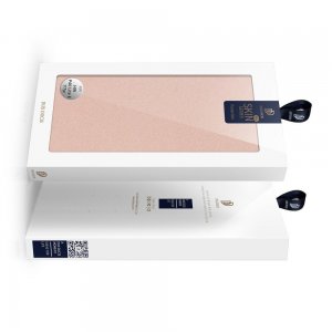 Dux Ducis чехол книжка для Huawei P40 lite E с магнитом и отделением для карты - Розовый