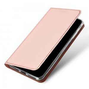 Dux Ducis чехол книжка для iPhone 11 Pro Max с магнитом и отделением для карты - Светло-Розовый