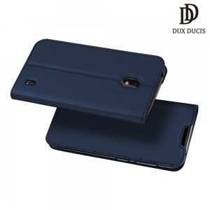 Dux Ducis чехол книжка для Nokia 2.2 с магнитом и отделением для карты - Синий