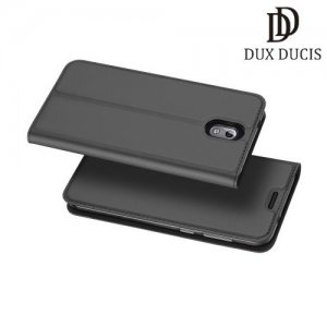 Dux Ducis чехол книжка для Nokia 3.1 2018 с магнитом и отделением для карты - Серый
