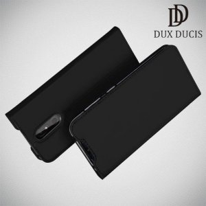 Dux Ducis чехол книжка для Nokia 3.2 с магнитом и отделением для карты - Черный