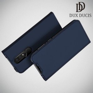 Dux Ducis чехол книжка для Nokia 4.2 с магнитом и отделением для карты - Синий
