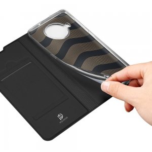 Dux Ducis чехол книжка для Nokia 8.3 5G с магнитом и отделением для карты - Черный
