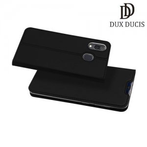 Dux Ducis чехол книжка для Samsung Galaxy A30 / A20 с магнитом и отделением для карты - Черный