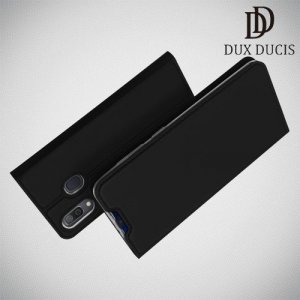 Dux Ducis чехол книжка для Samsung Galaxy A30 / A20 с магнитом и отделением для карты - Черный