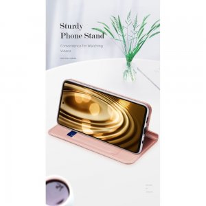 Dux Ducis чехол книжка для Samsung Galaxy A52 с магнитом и отделением для карты - Золотой