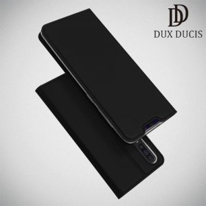 Dux Ducis чехол книжка для Samsung Galaxy A70 с магнитом и отделением для карты - Черный