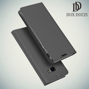 Dux Ducis чехол книжка для Samsung Galaxy J4 Plus с магнитом и отделением для карты - Черный