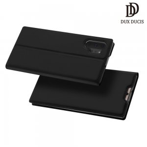 Dux Ducis чехол книжка для Samsung Galaxy Note 10 Plus с отделением для карты - Черный