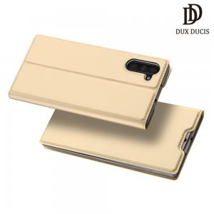 Dux Ducis чехол книжка для Samsung Galaxy Note 10 с отделением для карты - Золотой