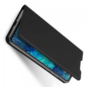 Dux Ducis чехол книжка для Samsung Galaxy S20 FE с магнитом и отделением для карты - Черный
