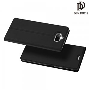 Dux Ducis чехол книжка для Sony Xperia 8 с магнитом и отделением для карты - Черный