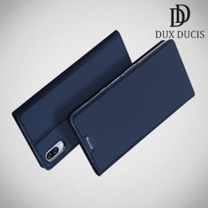 Dux Ducis чехол книжка для Sony Xperia L3 с магнитом и отделением для карты - Синий