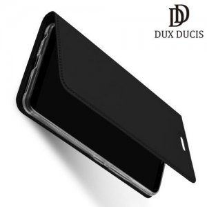 Dux Ducis чехол книжка для Vivo X20 с магнитом и отделением для карты - Черный