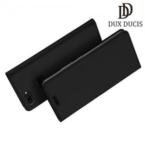 Dux Ducis чехол книжка для Vivo X20 с магнитом и отделением для карты - Черный