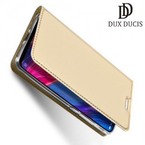 Dux Ducis чехол книжка для Xiaomi Mi 8 с магнитом и отделением для карты - Золотой