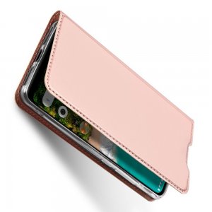 Dux Ducis чехол книжка для Xiaomi Mi A3 с магнитом и отделением для карты - Светло-Розовый