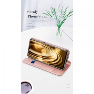 Dux Ducis чехол книжка для Xiaomi Poco M3 с магнитом и отделением для карты - Золотой