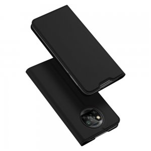 Dux Ducis чехол книжка для Xiaomi Poco X3 NFC с магнитом и отделением для карты - Черный