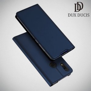 Dux Ducis чехол книжка для Xiaomi Redmi 7 с магнитом и отделением для карты - Синий