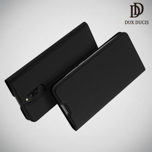 Dux Ducis чехол книжка для Xiaomi Redmi 8 с магнитом и отделением для карты - Черный