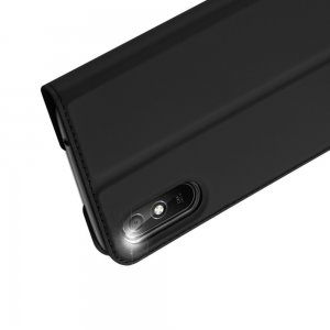 Dux Ducis чехол книжка для Xiaomi Redmi 9A с магнитом и отделением для карты - Черный