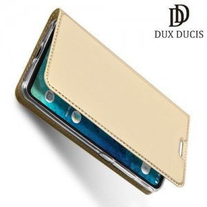 Dux Ducis чехол книжка для Xiaomi Redmi Note 6 / Note 6 Pro с магнитом и отделением для карты - Золотой
