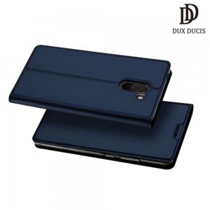 Dux Ducis чехол книжка для Xiaomi Redmi Note 8 Pro с магнитом и отделением для карты - Синий