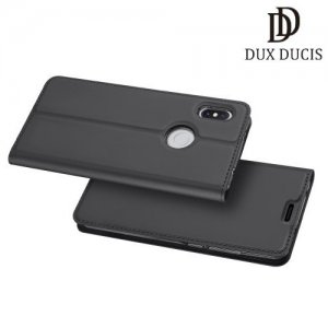 Dux Ducis чехол книжка для Xiaomi Redmi S2 с магнитом и отделением для карты - Серый
