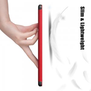 Двухсторонний чехол книжка для Huawei MatePad Pro 12.6 (2021) с подставкой - Красный