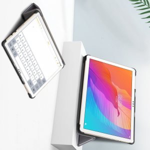 Двухсторонний чехол книжка для Huawei MatePad T10 / T10s с подставкой - Серый