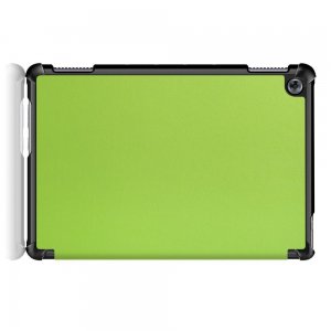 Двухсторонний чехол книжка для Huawei Mediapad M5 Lite 10 с подставкой - Зеленый