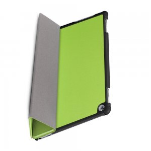Двухсторонний чехол книжка для Huawei Mediapad M5 Lite 10 с подставкой - Зеленый