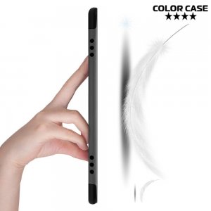 Двухсторонний чехол книжка для Huawei MediaPad M6 10.8 с подставкой - Серый