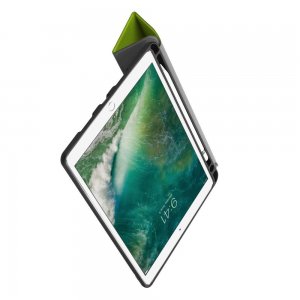 Двухсторонний чехол книжка для iPad Air 10.5 (2019) с подставкой - Зеленый