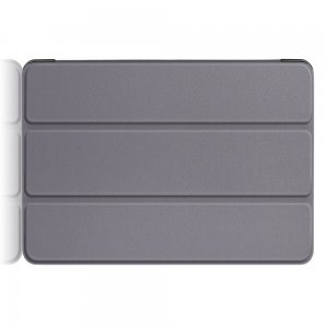 Двухсторонний чехол книжка для iPad Air 2020 с подставкой - Серый