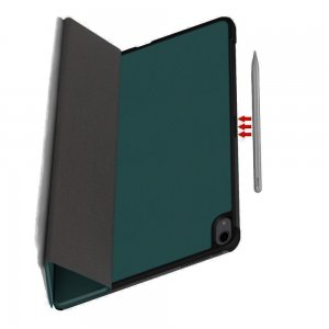 Двухсторонний чехол книжка для iPad Air 2020 с подставкой - Зеленый