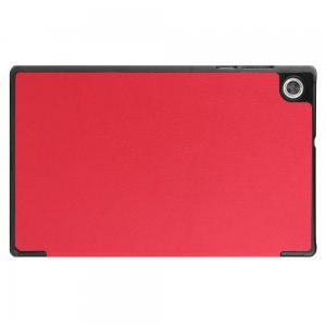 Двухсторонний чехол книжка для Lenovo Tab M10 HD Gen 2 TB-X306F / TB-X306X с подставкой - Красный
