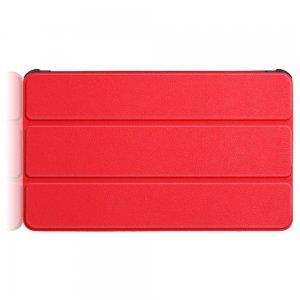 Двухсторонний чехол книжка для Samsung Galaxy Tab A7 Lite с подставкой - Красный