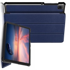 Двухсторонний чехол книжка для Samsung Galaxy Tab A7 Lite с подставкой - Синий